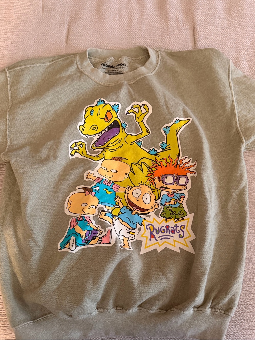Rugrats Graphic Kids Sweatshirt - Sage Green